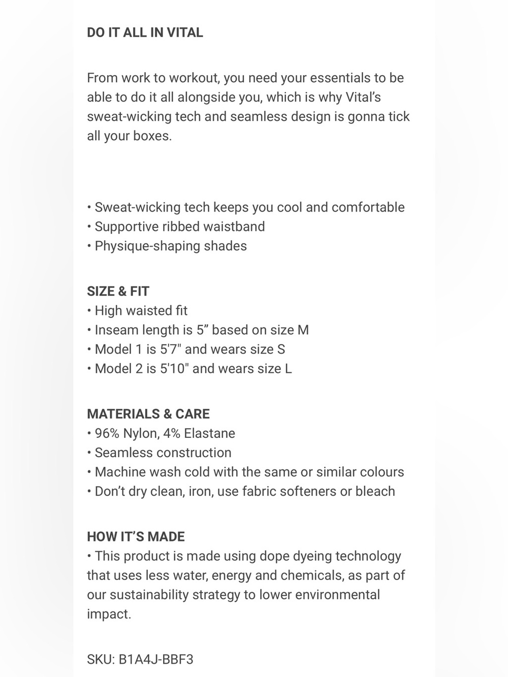 GymShark Vital Seamless biker shorts - Picture 6 of 7